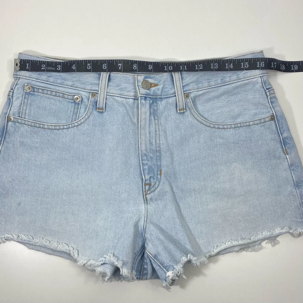 J. Crew BF381 Waterside Light Blue Wash Relaxed Denim Cutoffs Jean Shorts 29 - Picture 12 of 15
